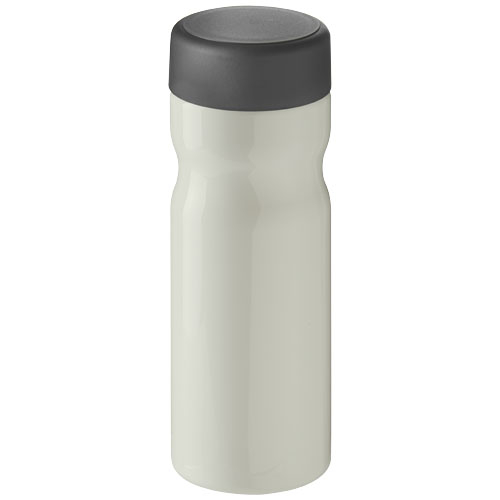 Bouteille personnalisable 650ml Ocean Plastic H2O Active® Ivoire et Gris